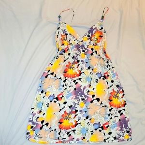 Charlotte Russe Sun Dress with Bead Accents on Straps